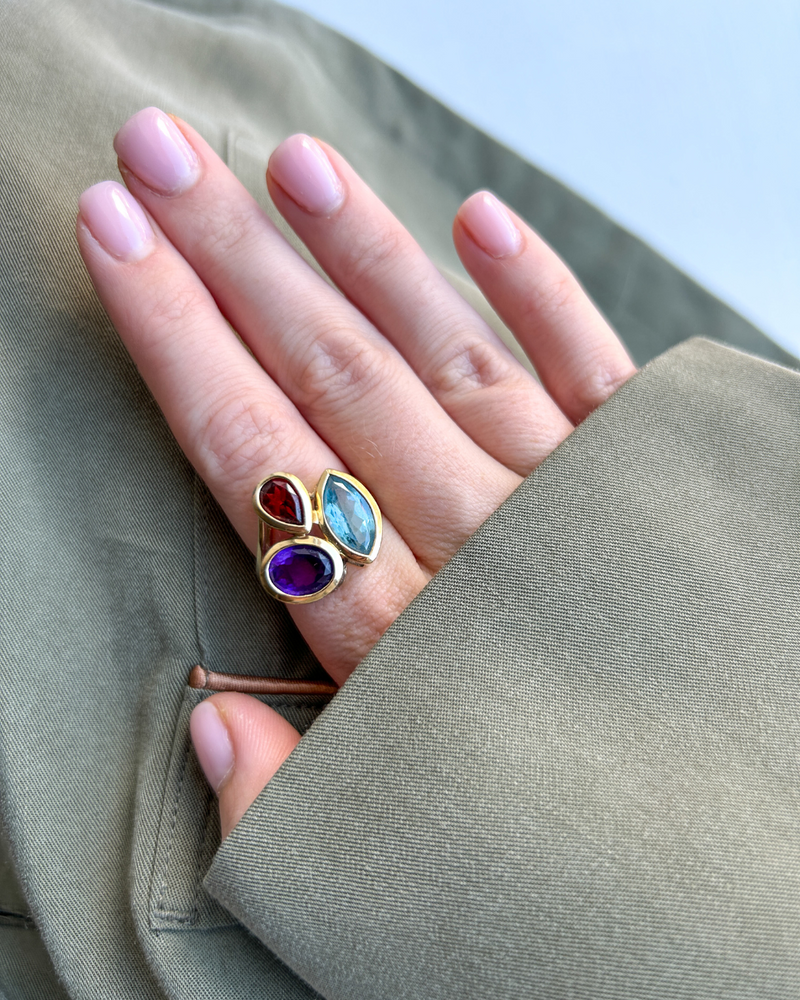 Pre-owned Semi Precious Ring