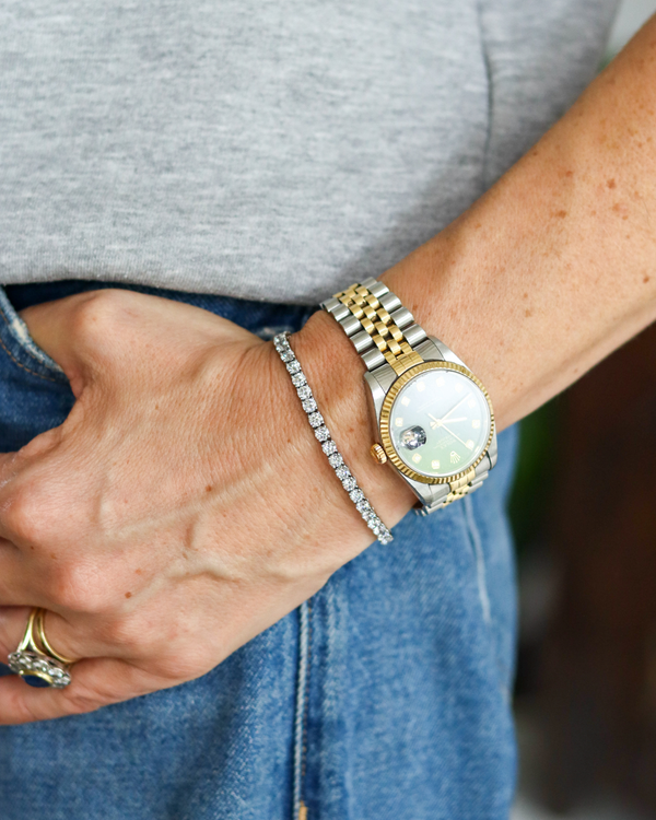 Lab Diamond Tennis Bracelet