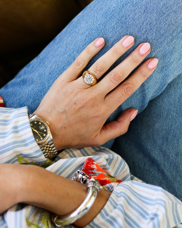 Chunky Vintage Diamond Ring