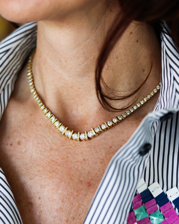 Pre- owned Diamond Necklace