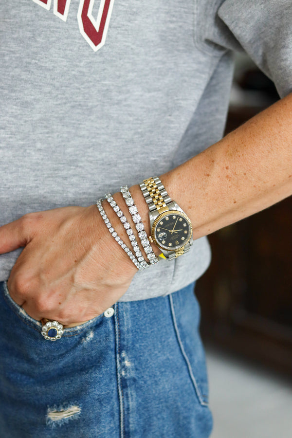 Lab Diamond Tennis Bracelet